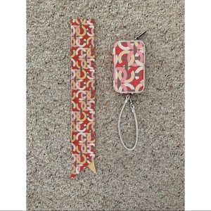 COACH Wristlet/Scarf Bundle